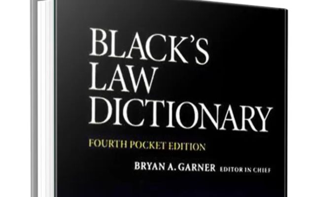 دیکشنری حقوقی Black's